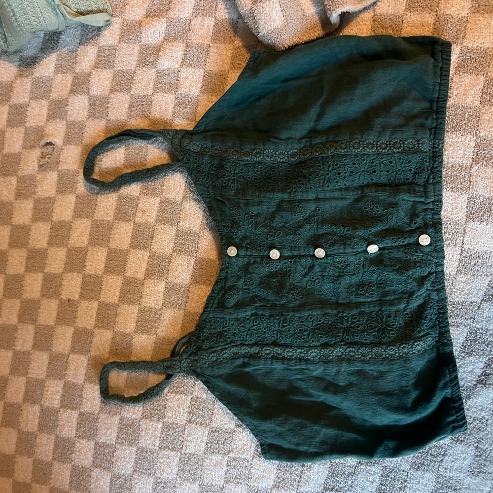 American Eagle Outfitters Dark Teal Kids Top